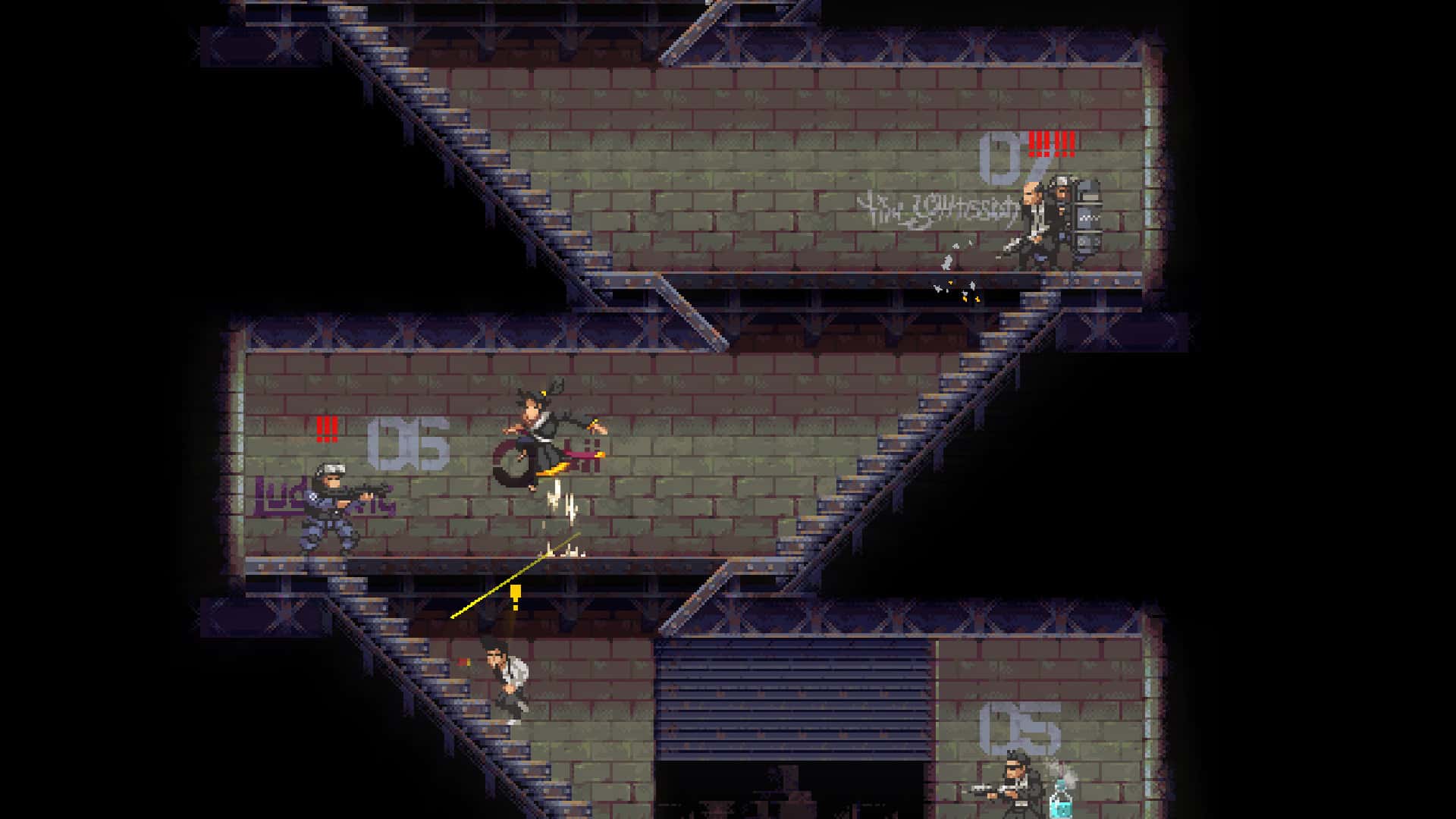 STEAM学习 武士 零 Katana ZERO v1.5.9.0.2 官方英文版 200M